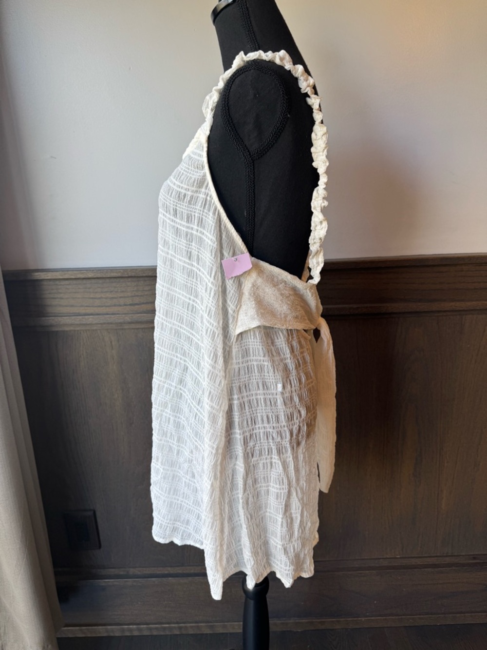 wild fable Cream Gauze Swim Coverup Dress XL NWT - Picture 2 of 6
